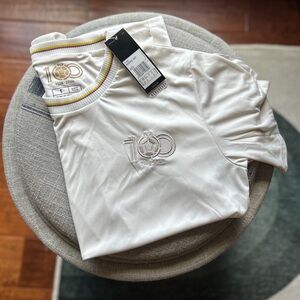 NEW with tags Adidas Columbia 100th anniversary T-shirt white 2024 men's Small